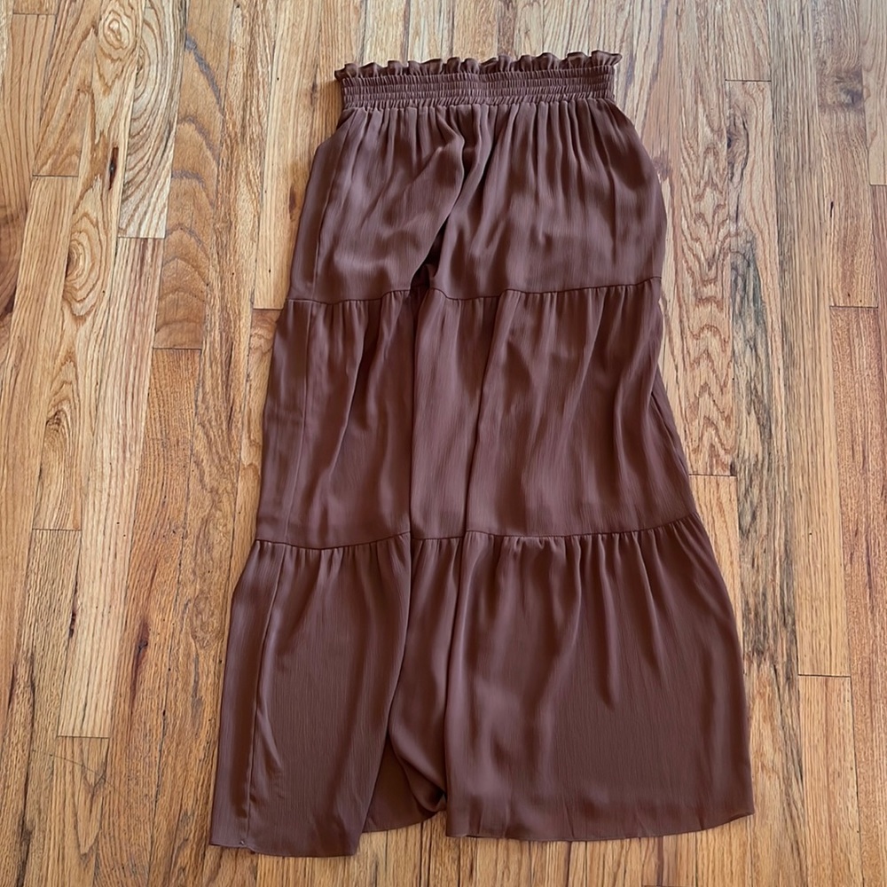 High waisted maxi skirt